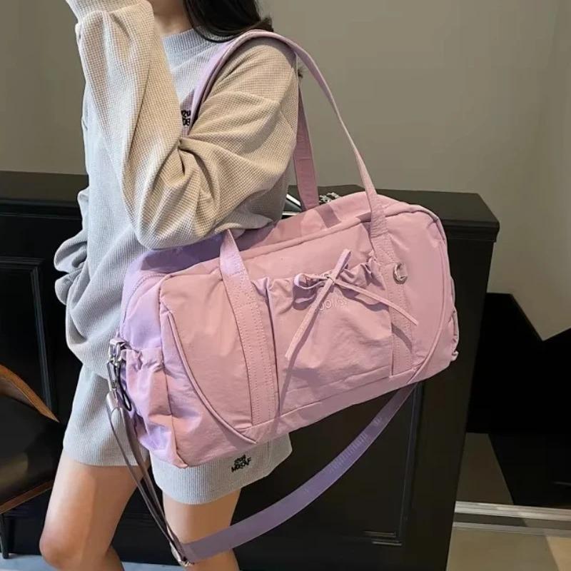 Neue Reisetasche Großes Fassungsvermögen Schulter Tragbar Gepäcktasche Reiseaufbewahrungstasche Bordtaschen Sport-Fitness-Taschen für Damen