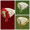 Hair Band Triangle Turban Floral Crochet Bandana Vintage Women Hair Scarf  Children