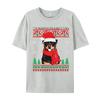 Rottweiler Santa Hat Snow Flake Ugly Tshirt Retro Printed T shirt Anime Tee Shirt Man Clothing Plus Size
