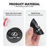2Pcs Car Coaster Water Cup Anti-slip Pad Mat For Lexus UX250h RX450h RX300 GX470 CT200h RX400h NX300h RX350 AEJ1