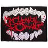 My Chemical Romance The Black Parade Logo Woven Fangs Iron On Patch