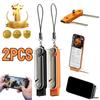 2-in-1 240W Schnelllade-Faltbarer Handyhalter Telefon-Tablet-Halter Typ-C Stecker auf USB-C Buchse Konverter mit faltbarem Halter