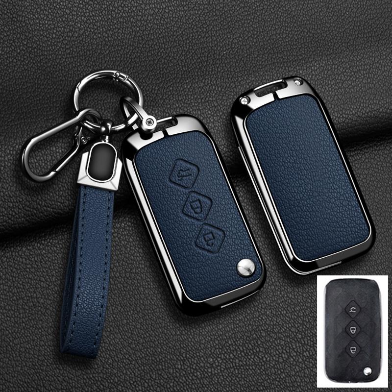Car Zinc Alloy Remote Key Case For Chevrolet AveoTrax Groove Captiva 2024 Wuling Hongguang S Baojun 510 730 360 560 RS-5 530 630