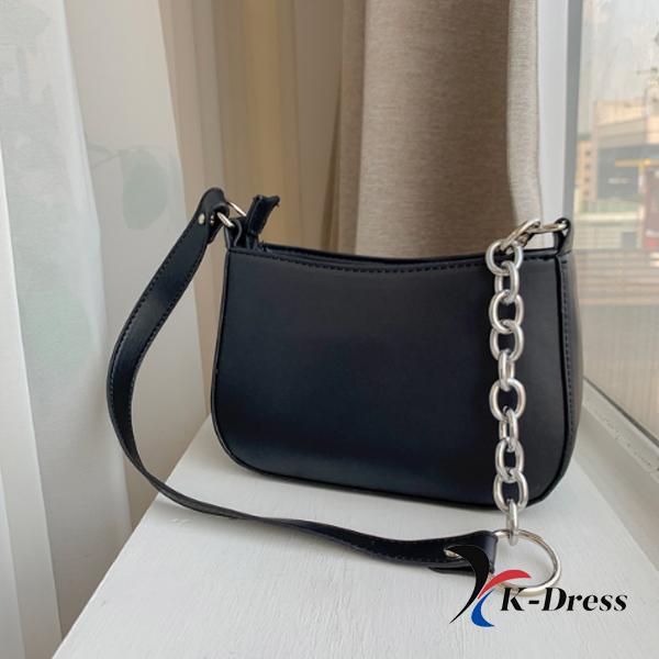 Log Half Two-Way Chain Shoulder Crossbag (2 Colors)