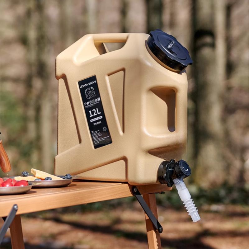 3.2 Gallon Portable Water Tank with Faucet - BPA-Free, Ideal for Camping & Hiking, Durable & Leakproof, Emergency Water Storage, Outdoor Multipurpose