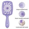 1pcs Air Cushion Hair Brush Wheat Straw Tangled Scalp Massage Comb Hollow Out Winmill Anti-static Hairbrush Salon Styling Tool