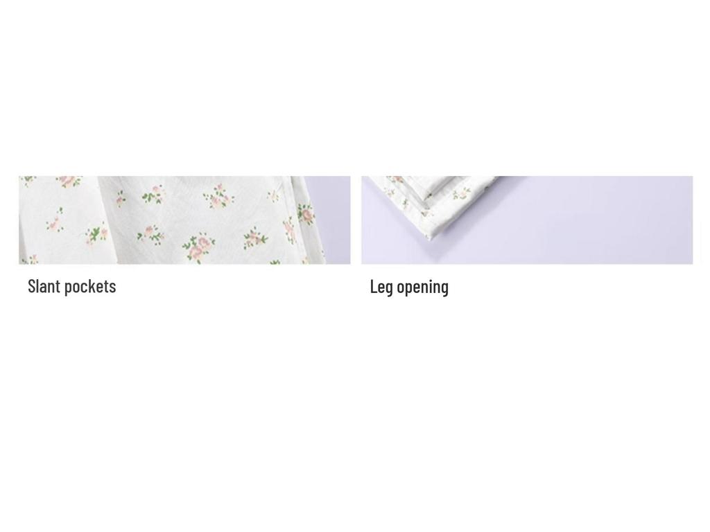 Women's White Ice Silk Floral Wide-Leg Pants - Yamamoto 2025 Collection for Spring, Summer, and Autumn - Casual, Petite, Textured Design