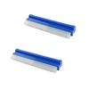 2pcs Silicone Auto Glass Wipers With Ergonomic Grip Flexible Window Squeegee All Weather Windshield Cleaning Tools