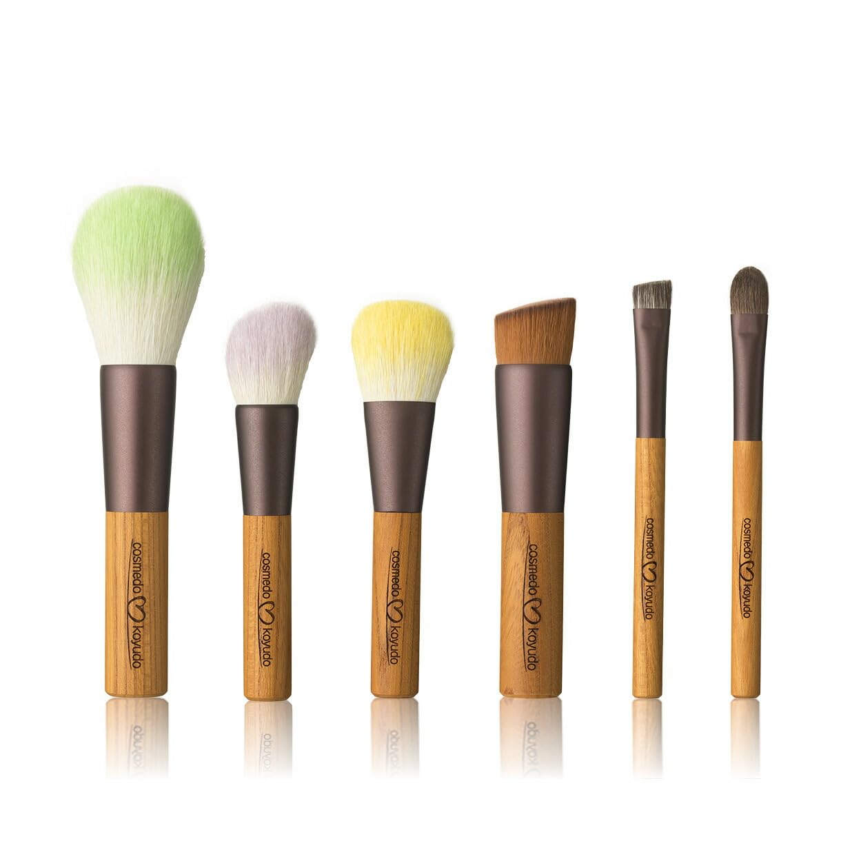 

x Kumano Brush Makeup Brush Set Natural Taste [Cosmedo Koyudo] (6 Brushes), Series, NG-060A бежевый