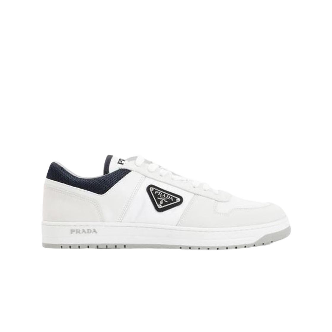 

Prada Downtown Re-nylon Sneakers White Ultramarine Blue UK 6