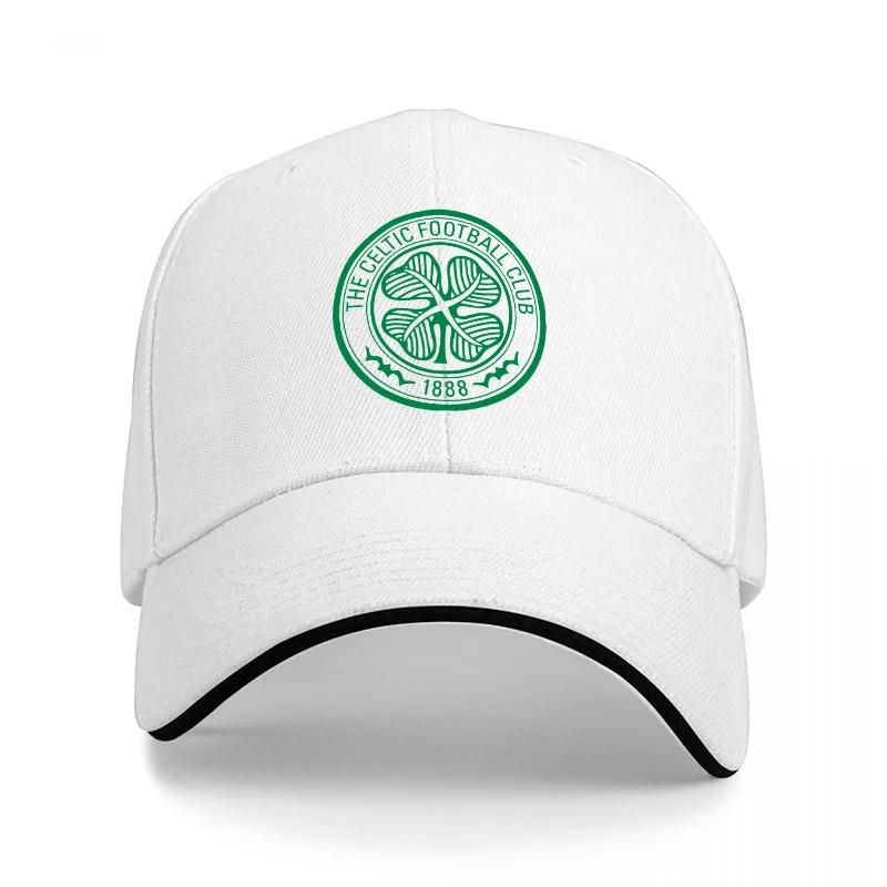 Boston Celtics Logo Black Baseball Cap with Green Embroidered Shamrock Design for Fans and Casual Wear