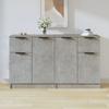 Sideboards 2 pcs. Concrete Grey 60 x 30 x 70 cm Particleboard