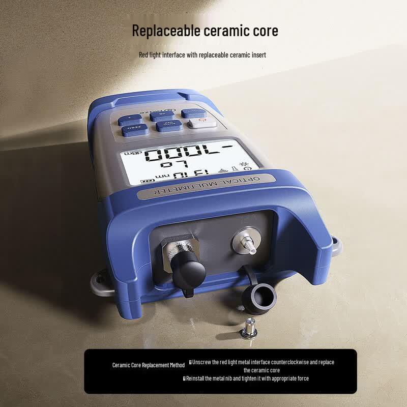 BIAZE Rechargeable Fiber Optic Power Meter & Red Light Source