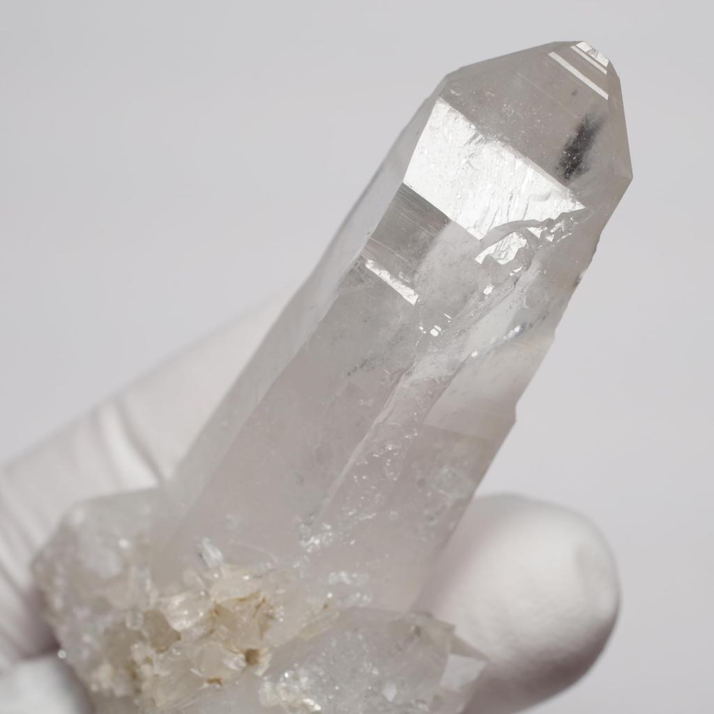 [N2 Stone Natural] Natural Quartz Crystal Cluster - Arkansas, USA - Specimen | (83 | "One-of-a-kind" Rough Stone: Approx. 42g, 39x25x59mm)