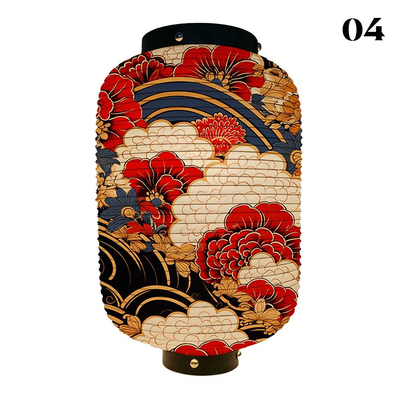 Luxury New Japanese Lanterns Classic Japan Wave Printed Pub Restaurant Hotel Decoration Festival New Year Party Hangings Lantern