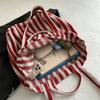 Borsa a Tote in Tela Street Style Grande Capacità per Shopping e Pendolarismo