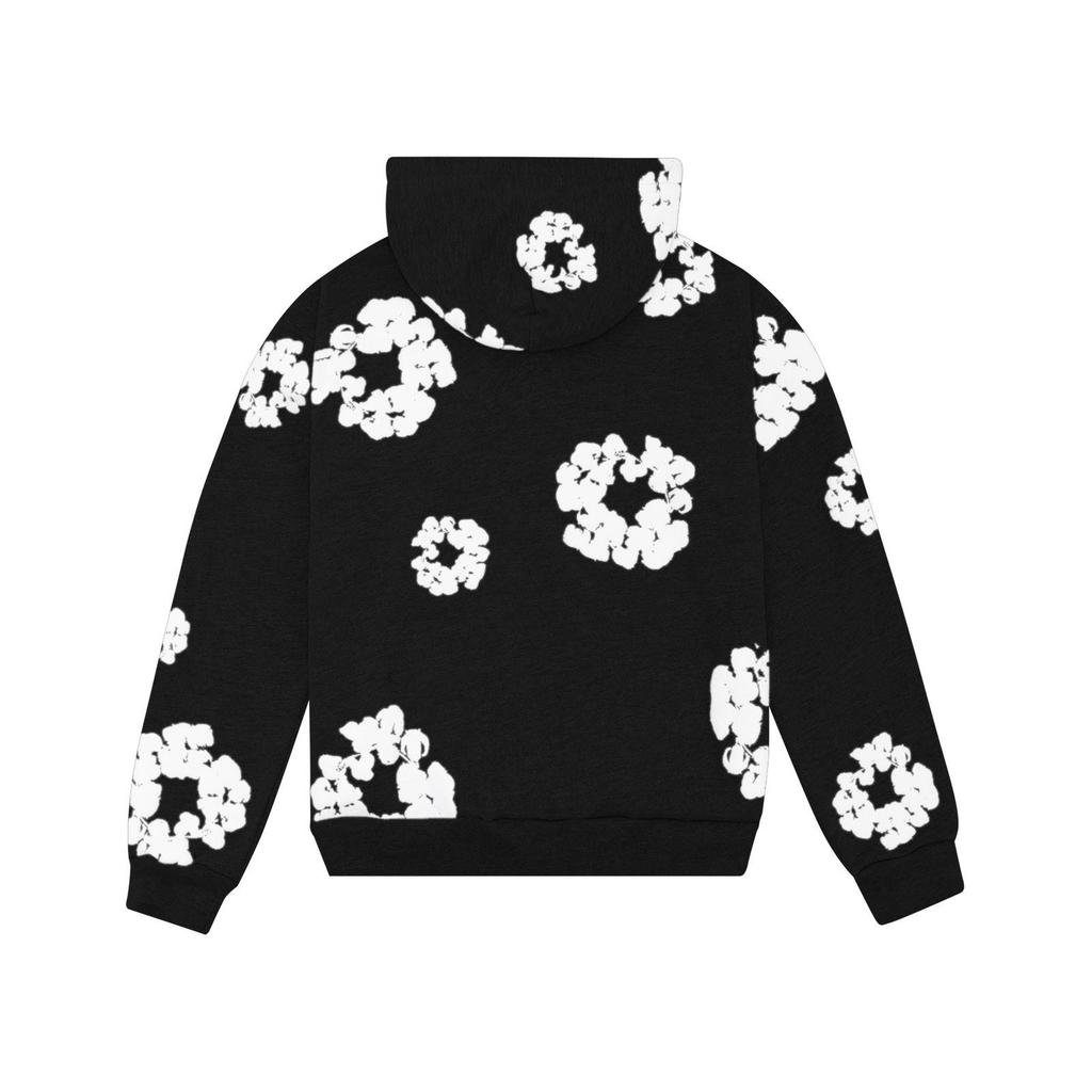Women's And Men's Hoodie Casual Print Retro Large Pullover Long-sleeved Sweatshirt