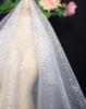 Glitter Mesh Tulle Fabric By The Meter for Clothing Wedding Dress Shirt Veil Background DIY Sewing Decoration Cloth Blue Pink