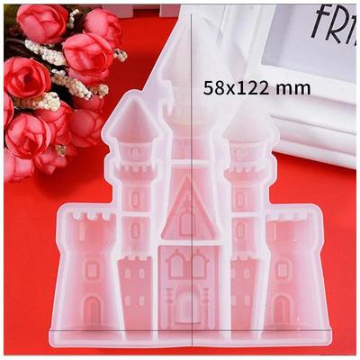 Matriță Epoxidică Cristal DIY 3D Castel Tridimensional Matriță Siliconică Ornament Decor