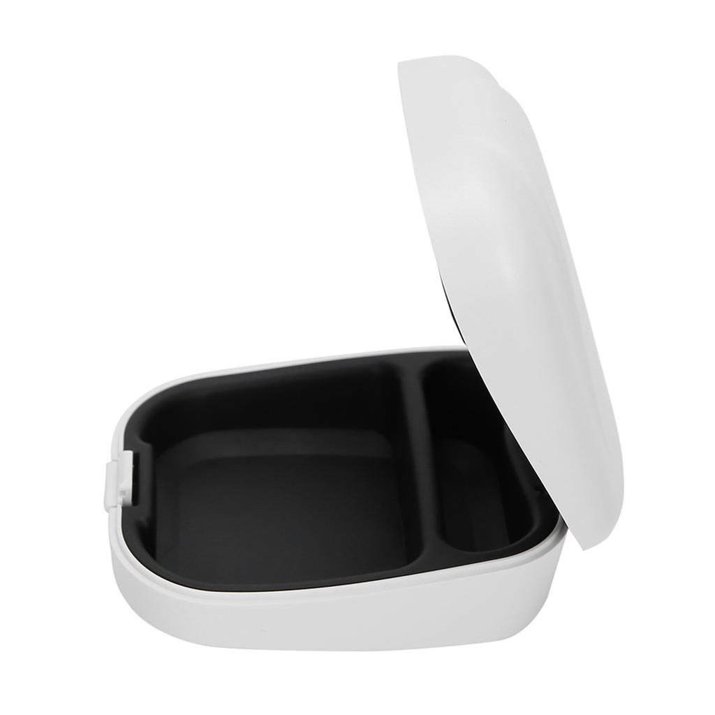 Hearing Aid Case Waterproof Portable Drop Resistance Hearing Aid Storage Box PortableWhite