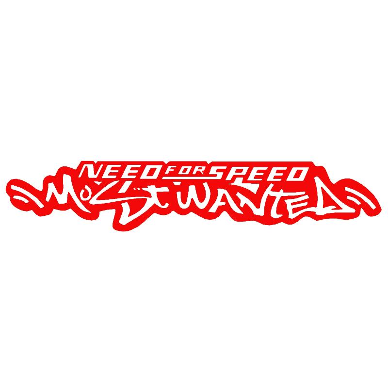 Latest Creative Need for Speed Most Wanted Sticker Car Decoration Decal Color Can Be Customized Sunscreen Waterproof,29cm*6cm