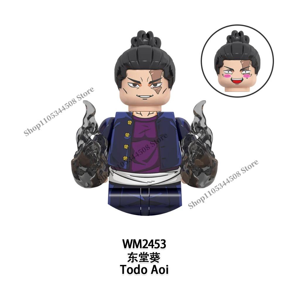 Jujutsu Kaisen Anime Bausteine Fushiguro Toji Tsukumo Yuki Hanao Choso MINI Cartoon Puzzle Bausteine Sammlung Geschenk