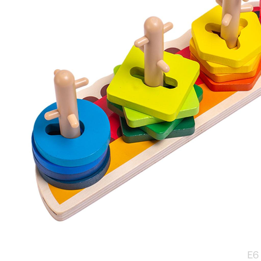 Geometric Shape Cognition Toys Pairing Games Educational Boys Girls Gifts