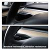 IPENGEN 1 Pair Carbon Fiber Steering Wheel Whift Protection Cover For Tesla Model 3 Y ABS Car Column Shift Knob Cover Decor