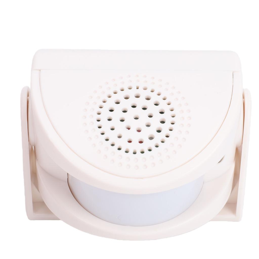 Wireless Infrared Doorbell Wireless Motion Sensor Doorbell Alarm with 32 Ringtones Red Flashing Light 4 Volume Levels