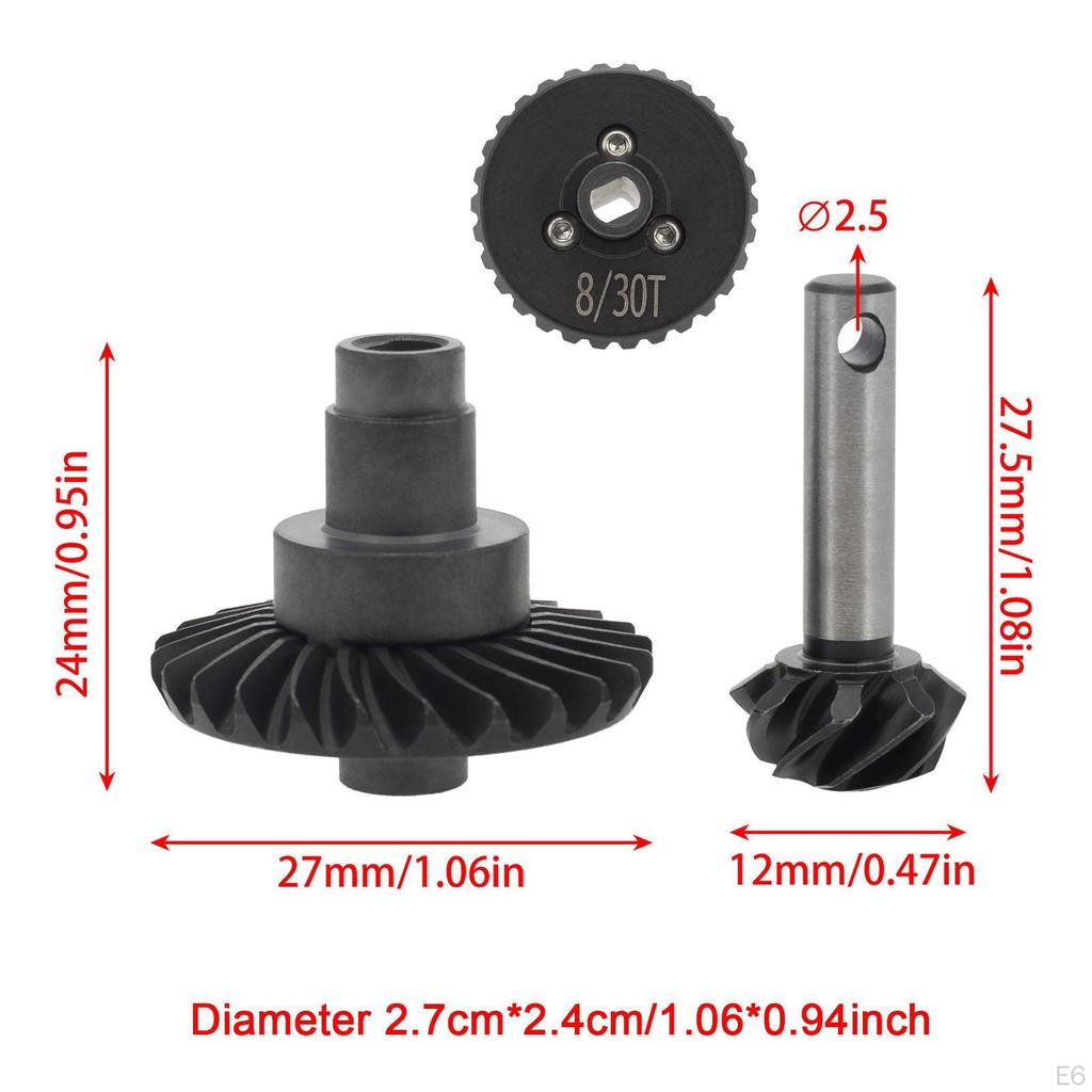 1/10 Mașină RC Angrenaje Ax Angrenaje Diferențiale Set Elicoidal pentru Vehicul cu Telecomandă