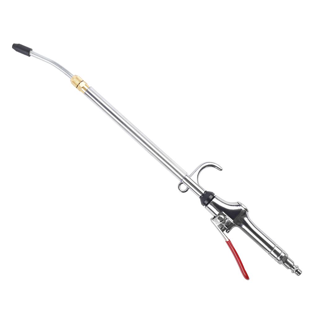 44-64CM Pistola ad Aria Compressa Industriale Estensibile Ugello Flusso d'Aria Estensibile in Acciaio Inossidabile Soffiatore d'Aria Pneumatico per Polvere d'Aria Rotazione a 360°