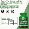 SYLARA Vitamin K2 MK7 Menaquinone - 250 Tablets Capsules Supplements
