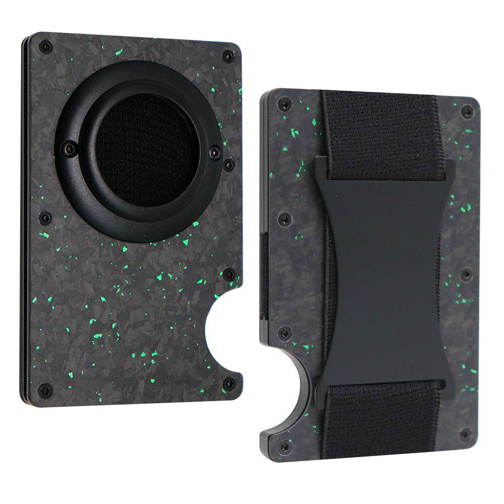 Forged Carbon Fiber RFID Blocking Metal Card Holder