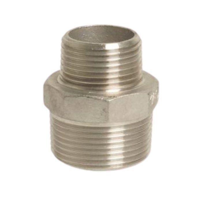 Réduction Inox 2"x1" Mâle-Mâle V4A, Raccord Fileté