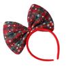 Cute Bowknot Hair Hoop Shiny Christmas Headwear  Merry Christmas Decorations