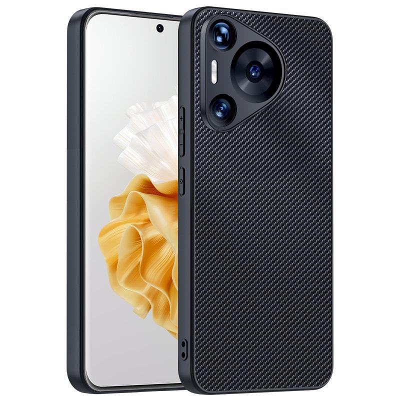 Applicable to Huawei Pura 70Pro Case Plain Leather Anti-Drop Lamb Leather Ultra Thin Leather Protective Case