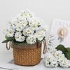 Artificial Flowers Plants Begonia Flower Wedding Bridal Bouquets Home Room Outdoor Garden Bonsai Decoration DIY Festival Garland