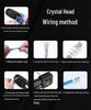 RJ45 Metal Shielded Pass-Through Connector for Cat 5, 6, 7 Cables