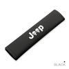 2Pcs Leather Car Seat Belt Shoulder Pad Safety Strap Cover For Jeep Grand Cherokee Wrangler JK Gladiator Compass Renegade Recon AMU1