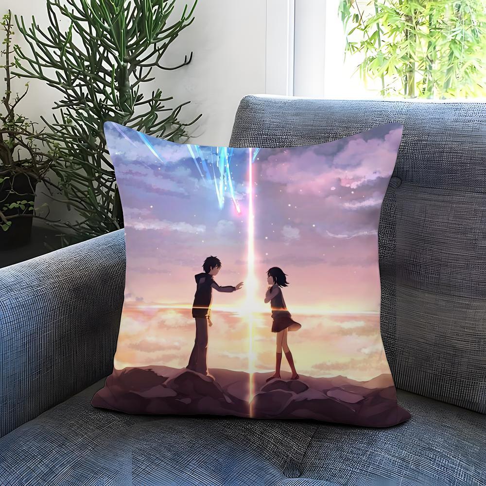 Cartoon Your N-Name Cushion Cover Comfortable Reversible Pillow Cover Ideal for Car Sofa Bedroom & Beyond