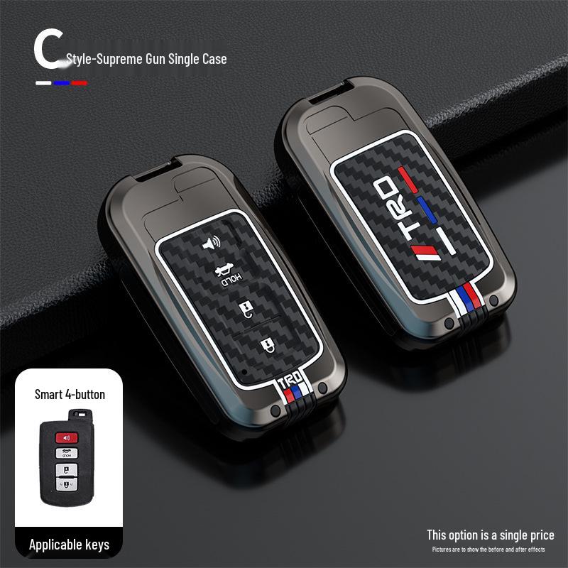 Key Cover for Toyota Land Cruiser LC300, Prado, and RAV4