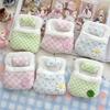 3-option Cute 10cm Prop Pillow with Doll Quilt Decoration Key Ring