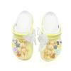 Crocs Classic Platform Clog Sponge Rabbit Series Beach Girl Campus Style EVA Hole Shoes for Men and Women Yellow