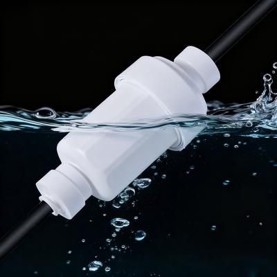1/4"3/8" Quick Connect Microfilter Garden Irrigation System Filtration 40 Micron Filter For OD6.35/9.52mm Pipe Purifier Strainer