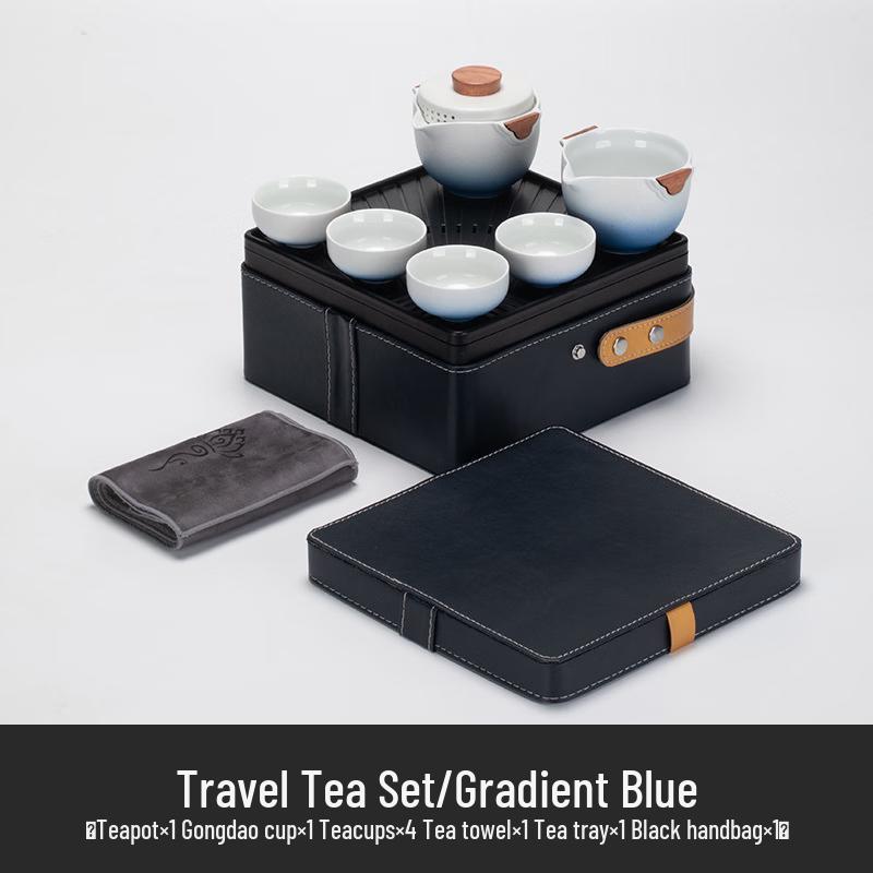 Dry Landscape Travel Ceramic Tea Set