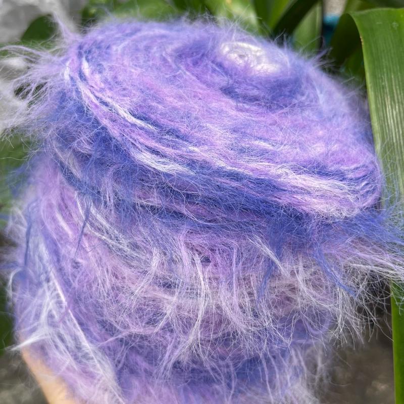 500g Long Fur Imitation Mink Yarn Thread Super Soft Skin Friendly Does Not Shed Hair Hand Wove Scarf Warm Sweater Woven Yarn