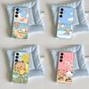 Cartoon Cute BuBu DuDu Phone Case For Samsung S30,25,24,23,21,22,20,10,5G,FE,lite,PIus,Ultra Transparent Cover