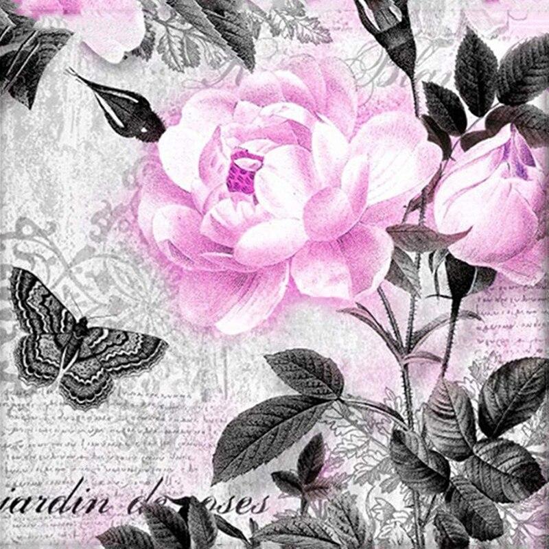New 5D DIY Diamond Painting Flower Diamond Embroidery Scenery Cross Stitch Full Square Round Drill Crafts Manual Home Decor Gift