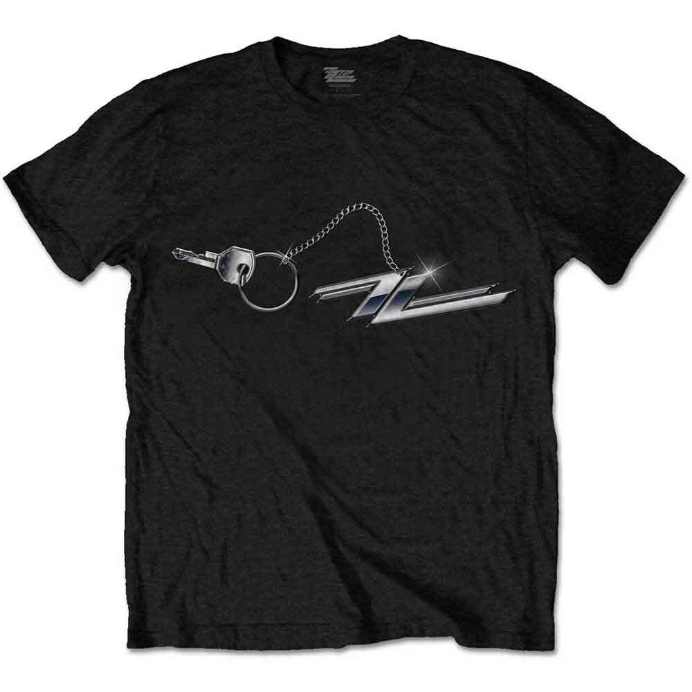 ZZ Top - Hot Rod Keychain Men s Small T-Shirt - Black XL