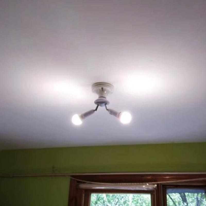 360 Grad verstellbarer 2/3/4/5 in 1 E27 Splitter Steckdosenadapter E27 Standard LED-Birnen verstellbar für Büroflur